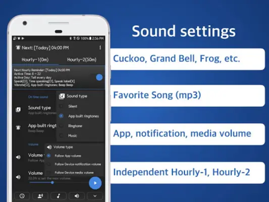 Hourly Reminder -On Time Alarm android App screenshot 4